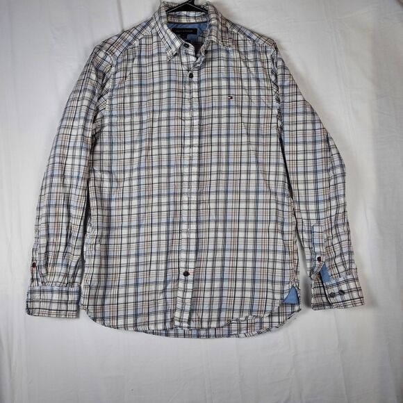 Tommy Hilfiger Other - Tommy Hilfiger Plaid Button Down Shirt Men’s Small Long Sleeve Regular Fit